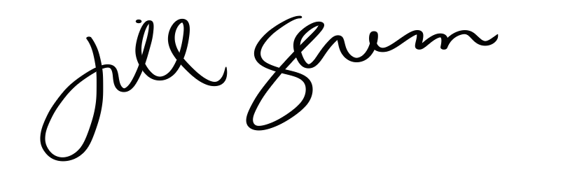 'Jill Shem' written in the Author's handwriting, in cursive